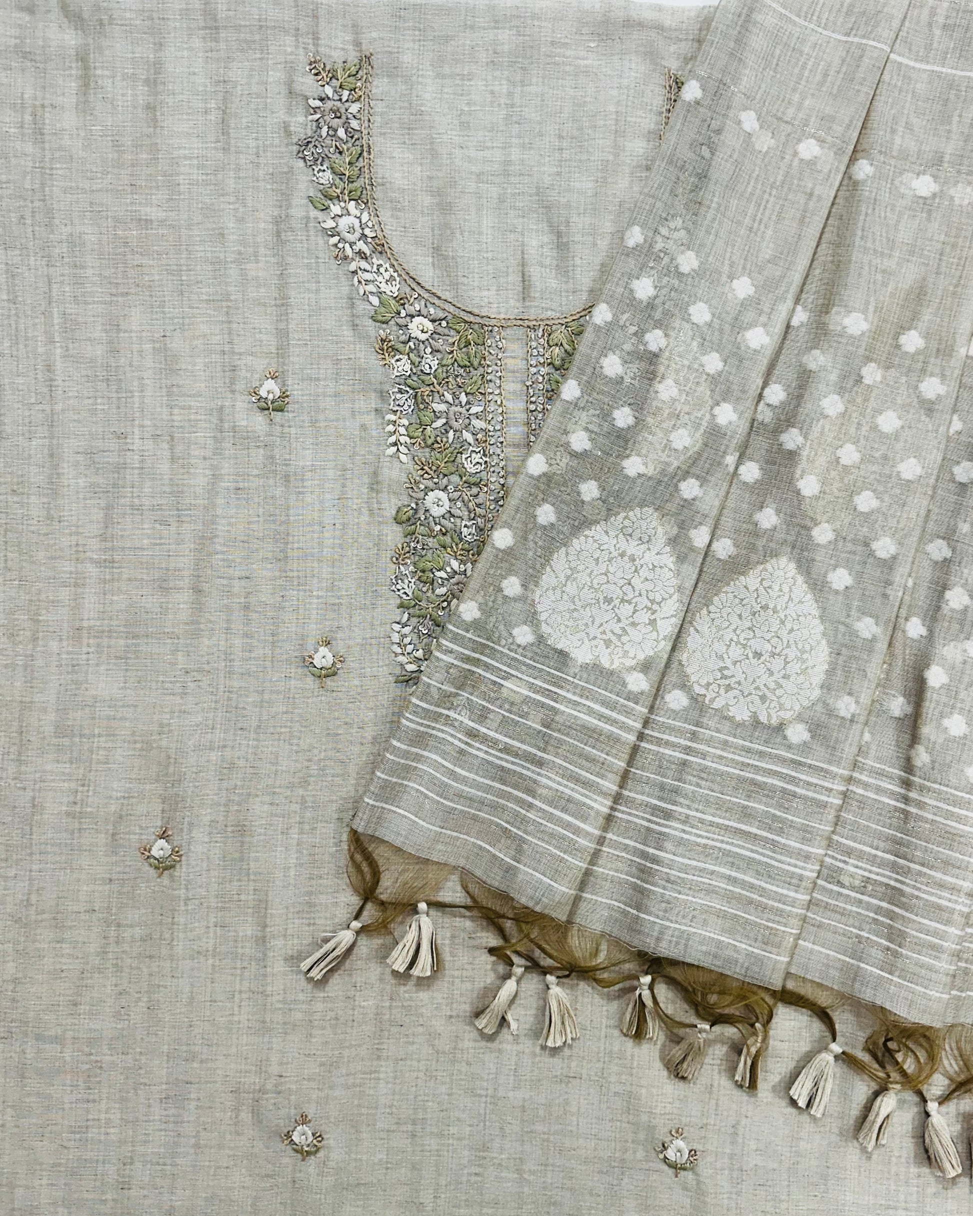 Neck and Dupatta