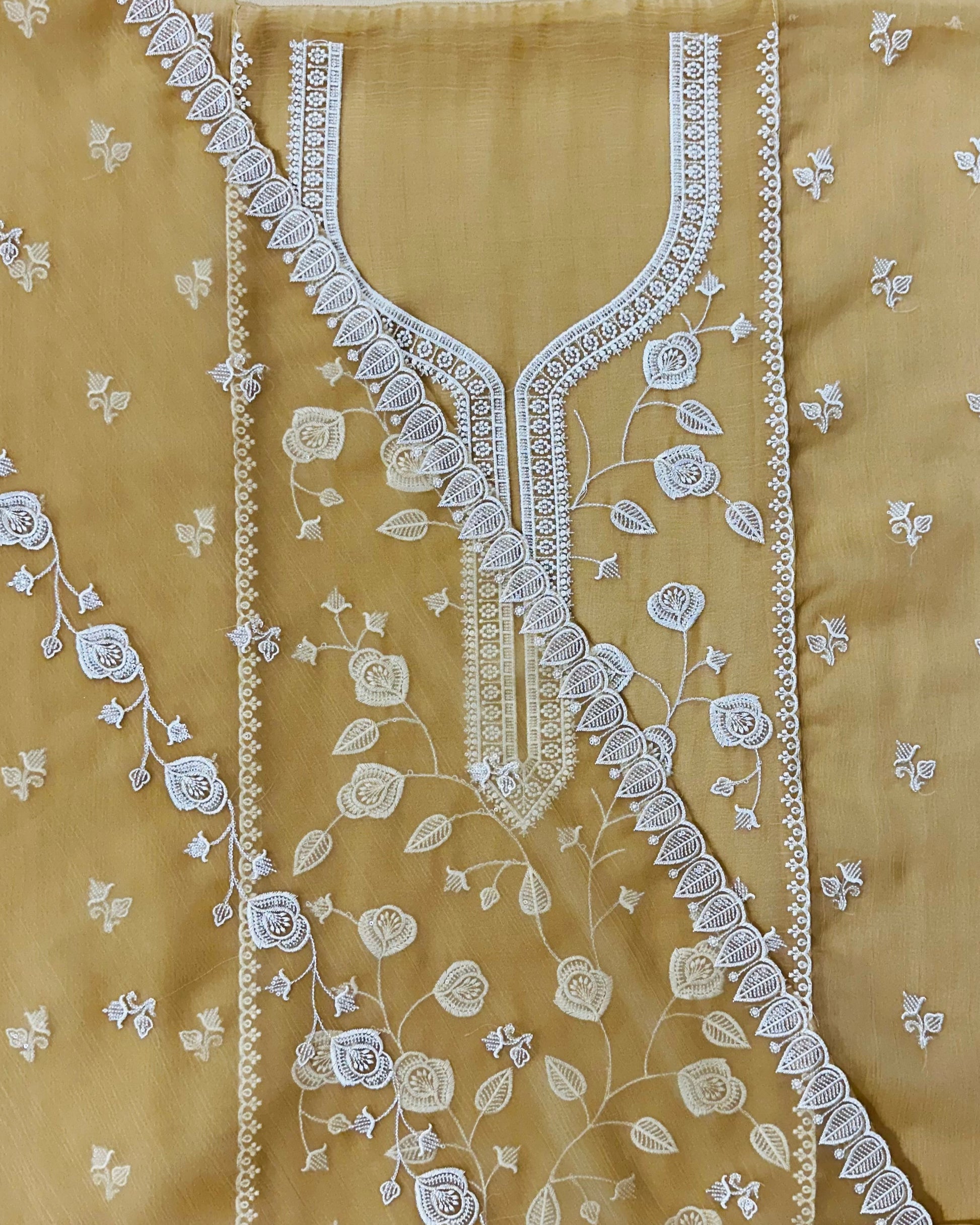 Front Dupatta Cross