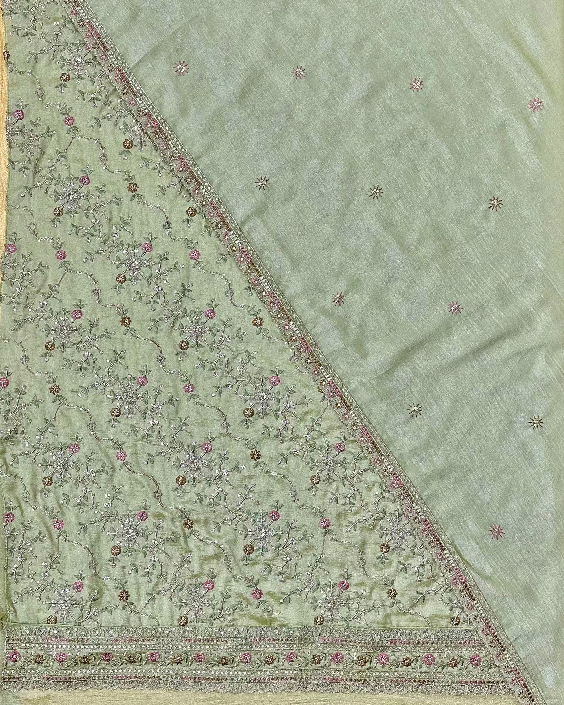 front dupatta