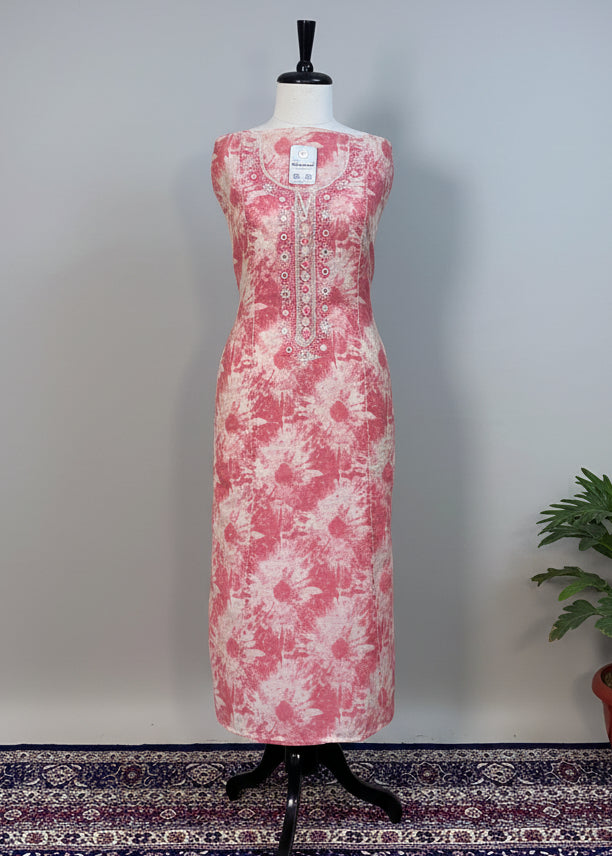 Peace Linen Blend Breahtable Dress Material